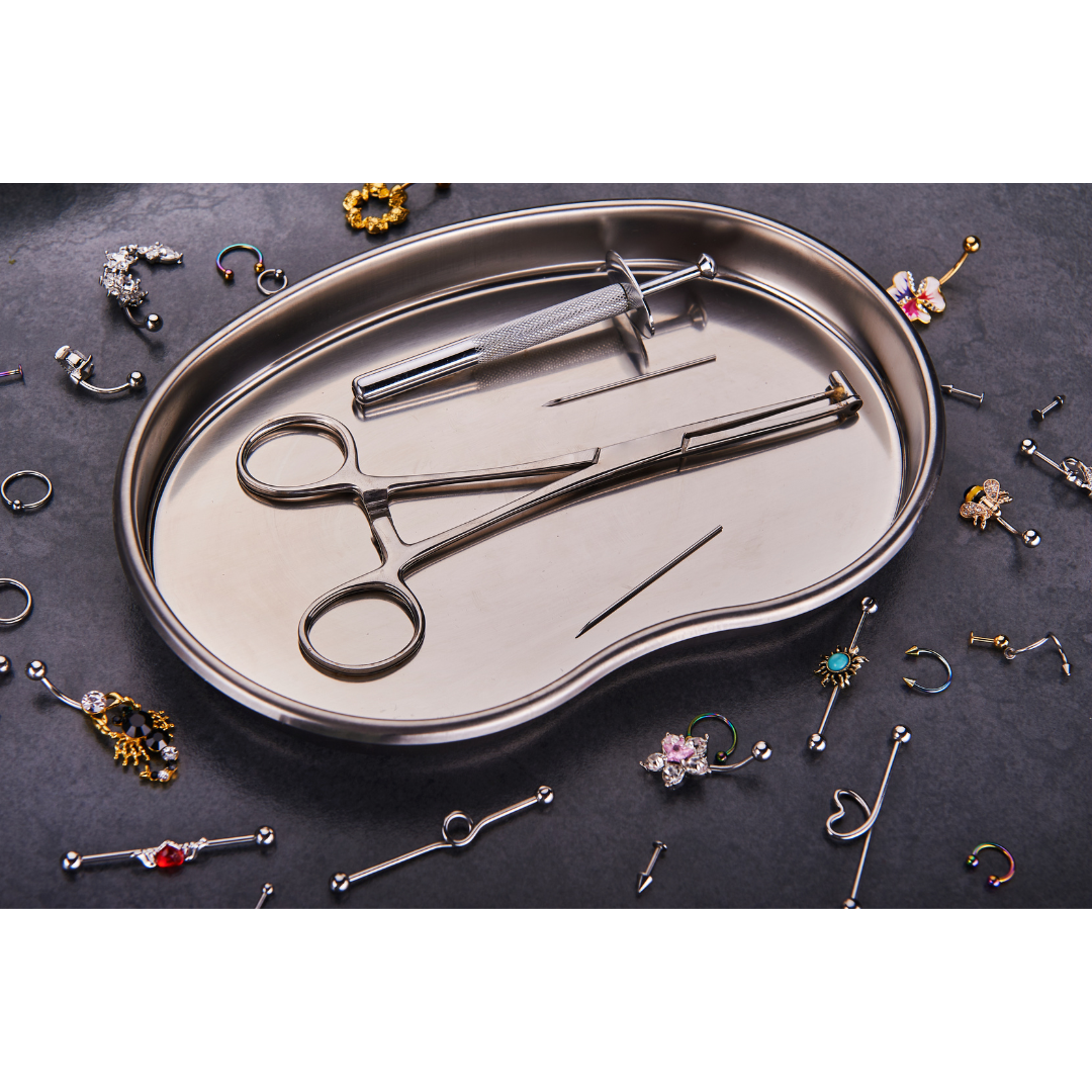 LOLIAS Piercing Set Zum Selbermachen - Kugelgreifer & Edelstahlkugeln Für Alle Piercing-Arten